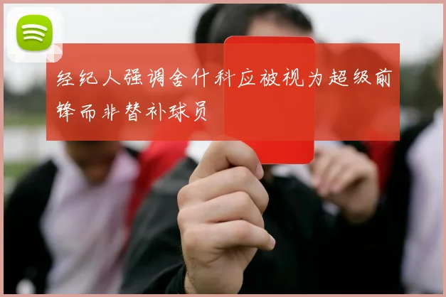经纪人强调舍什科应被视为超级前锋而非替补球员